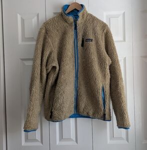 Men's Patagonia Retro-X Cardigan Tan/Blue